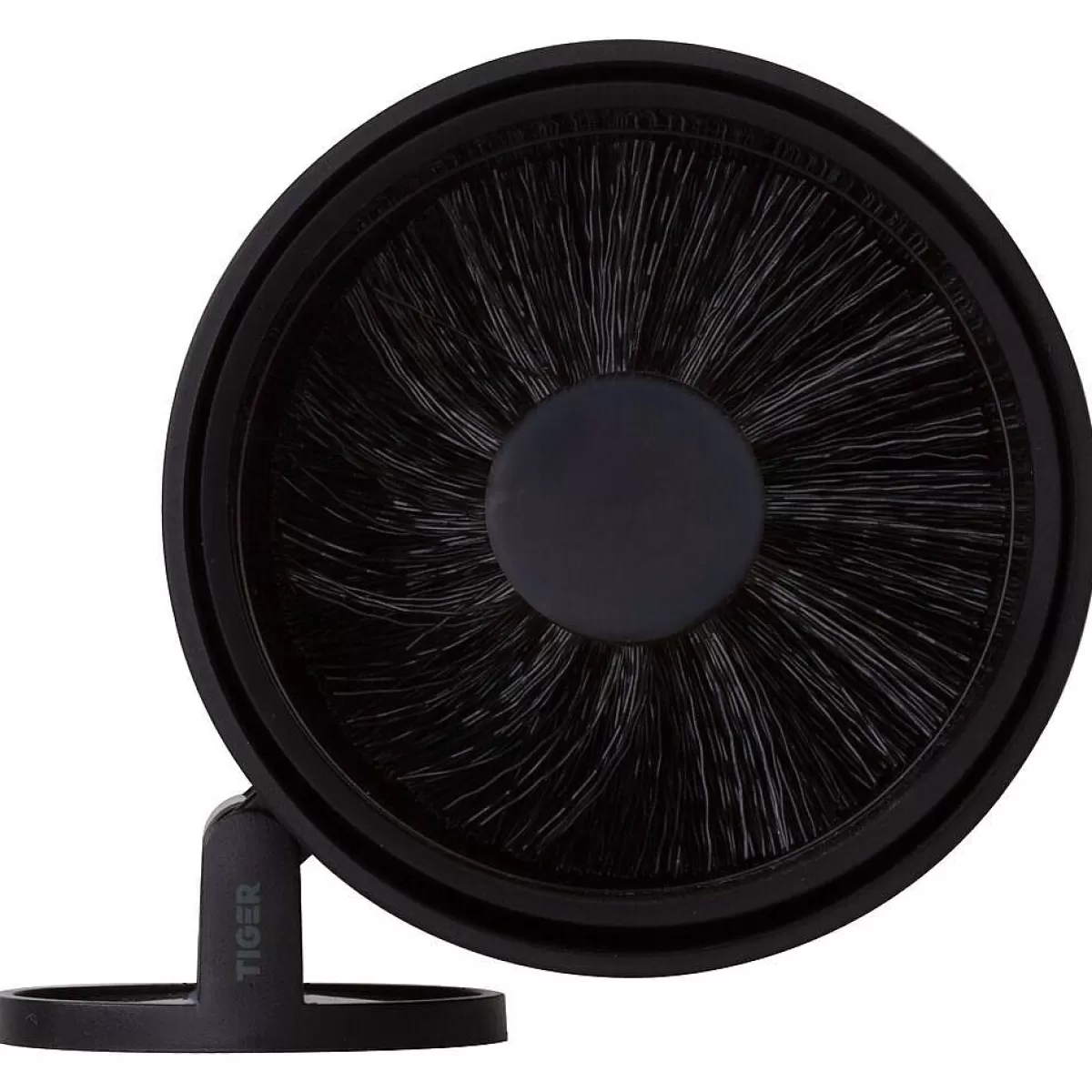 Brico Tiger Tune Toiletborstel Met Houder Zwart Metaal Geborsteld / Zwart Clearance