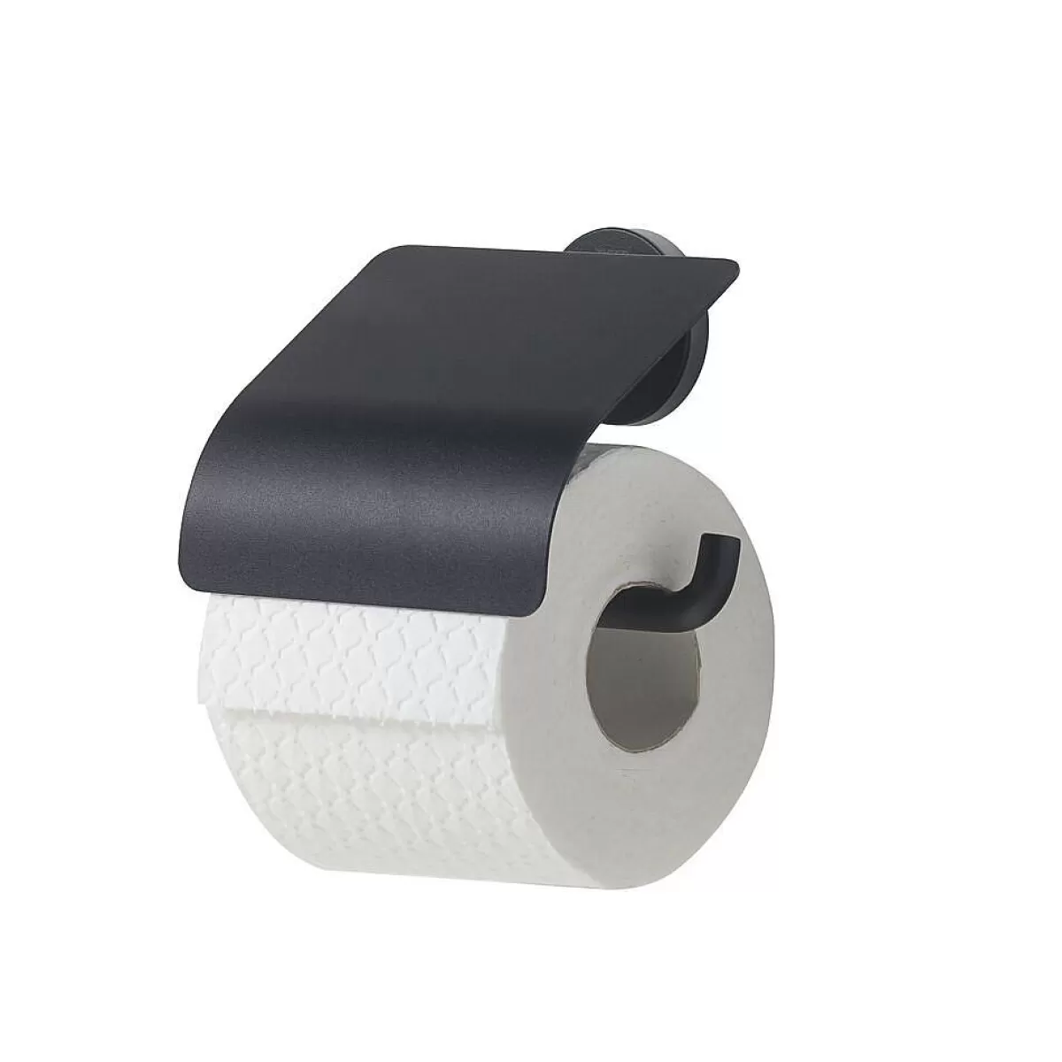 Brico Tiger Urban Toiletrolhouder Met Klep Zwart Outlet