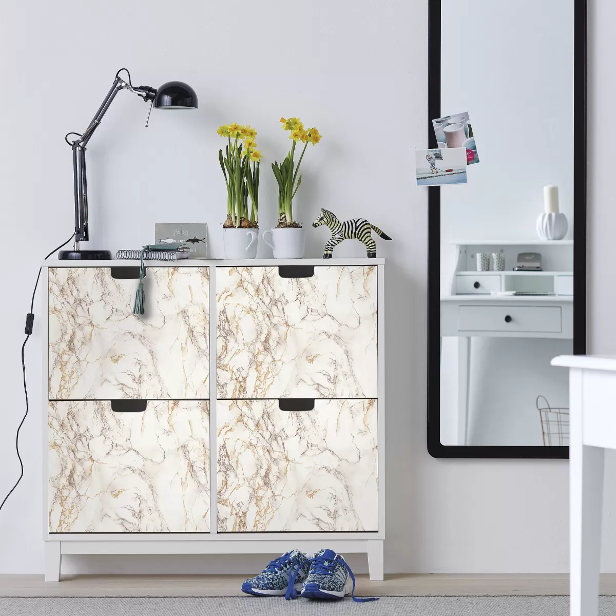 Brico Transform Zelfklevende Decoratiefolie Marble Bruin 45X200Cm Fashion
