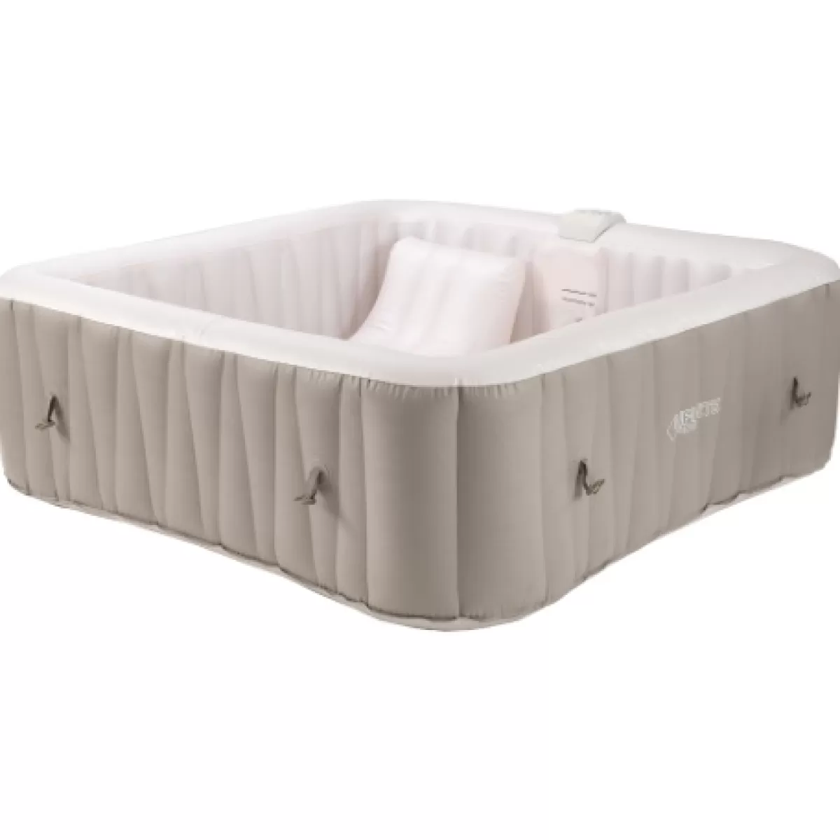 Brico Spa En Jacuzzi-Ubbink Opblaasbare Spa Infinite Spa Elite 2Prs 1800W Beige/Wit 198X198X65Cm