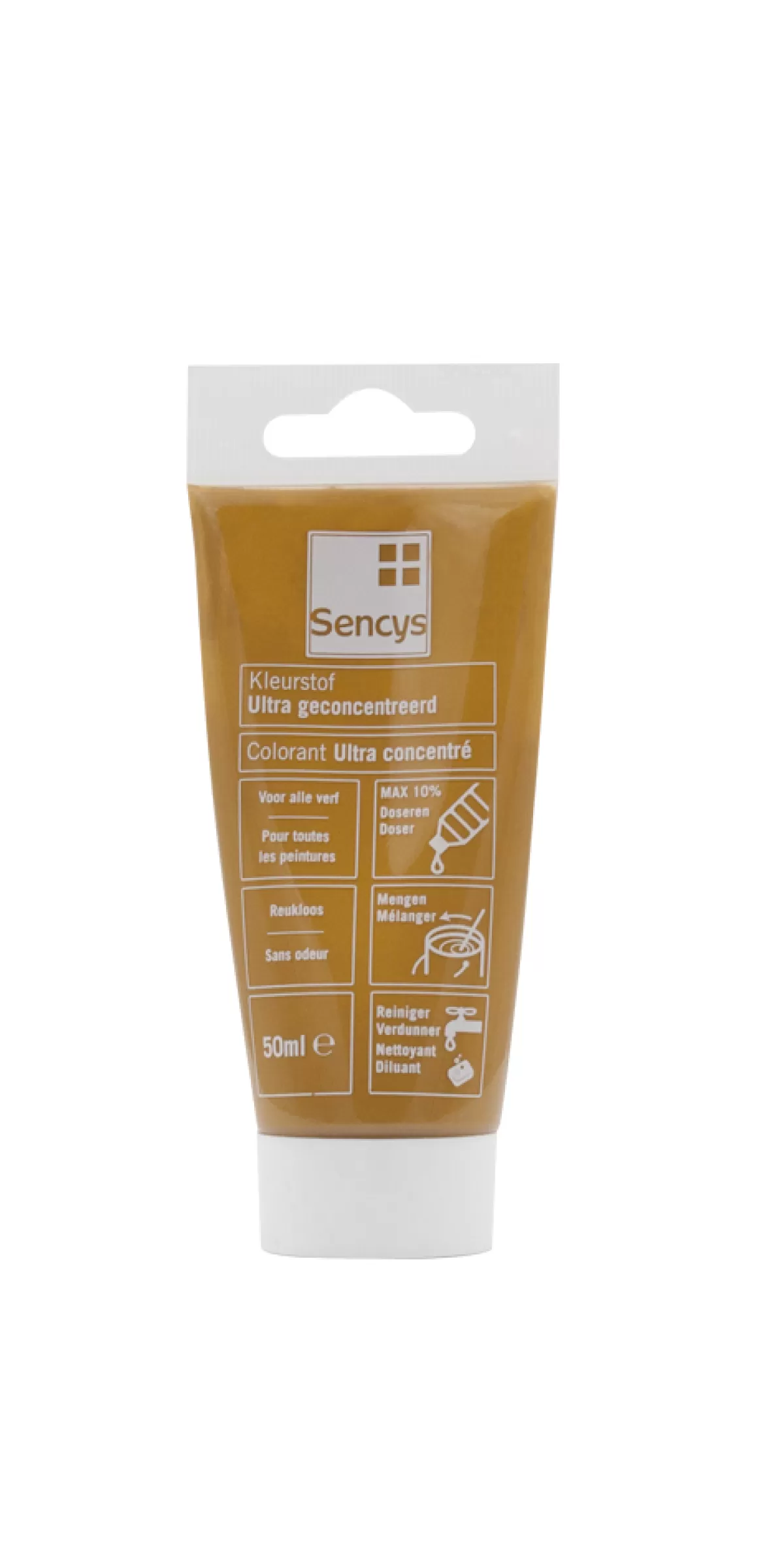 Brico Decoratieve Verf-Ultra Geconcentreerde Kleurstof Voor Verf Sencys Geel Oxide 50Ml