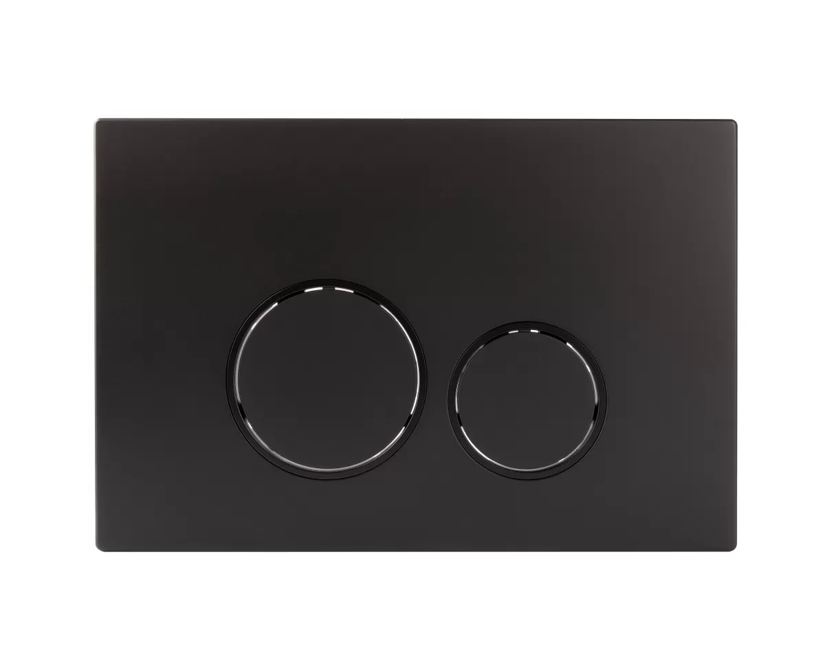 Brico Van Marcke Bedieningspaneel Doppio 35 Voor Up100, Up320, Up300, Up700, Up720 Inbouwreservoirs | Zwart Mat Store