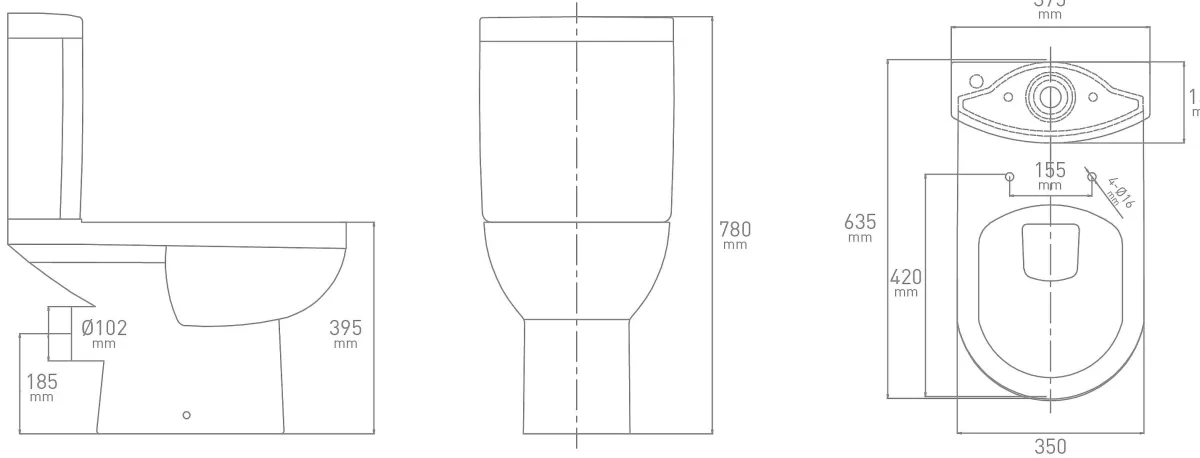 Brico Van Marcke Duoblok Toilet Cobro I Pk Aansluiting I Soft-Close Toiletzitting Wit Best Sale