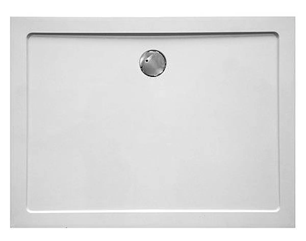 Brico Van Marcke Go Douchebak Helion Rechthoek Composiet Wit 120X80X3,5Cm Outlet