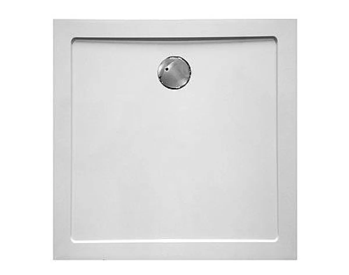 Brico Van Marcke Go Douchebak Helion Vierkant Composiet Wit 80X80X3,5Cm Discount