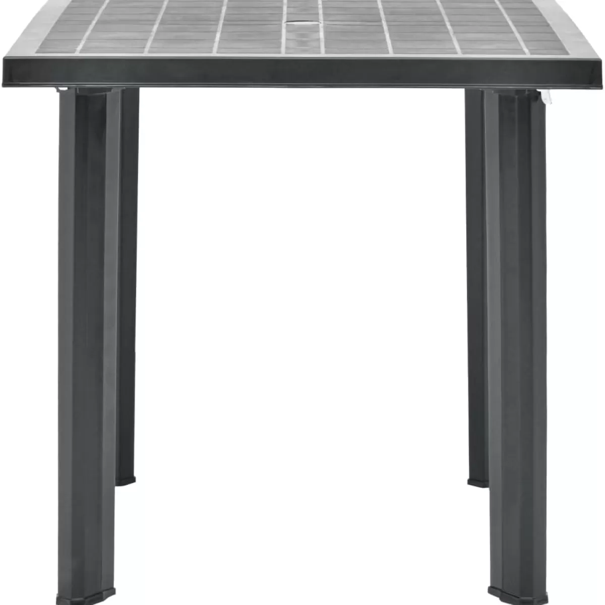 Brico Tuintafels-Vidaxl Tuintafel 80X75X72 Cm Kunststof Antraciet