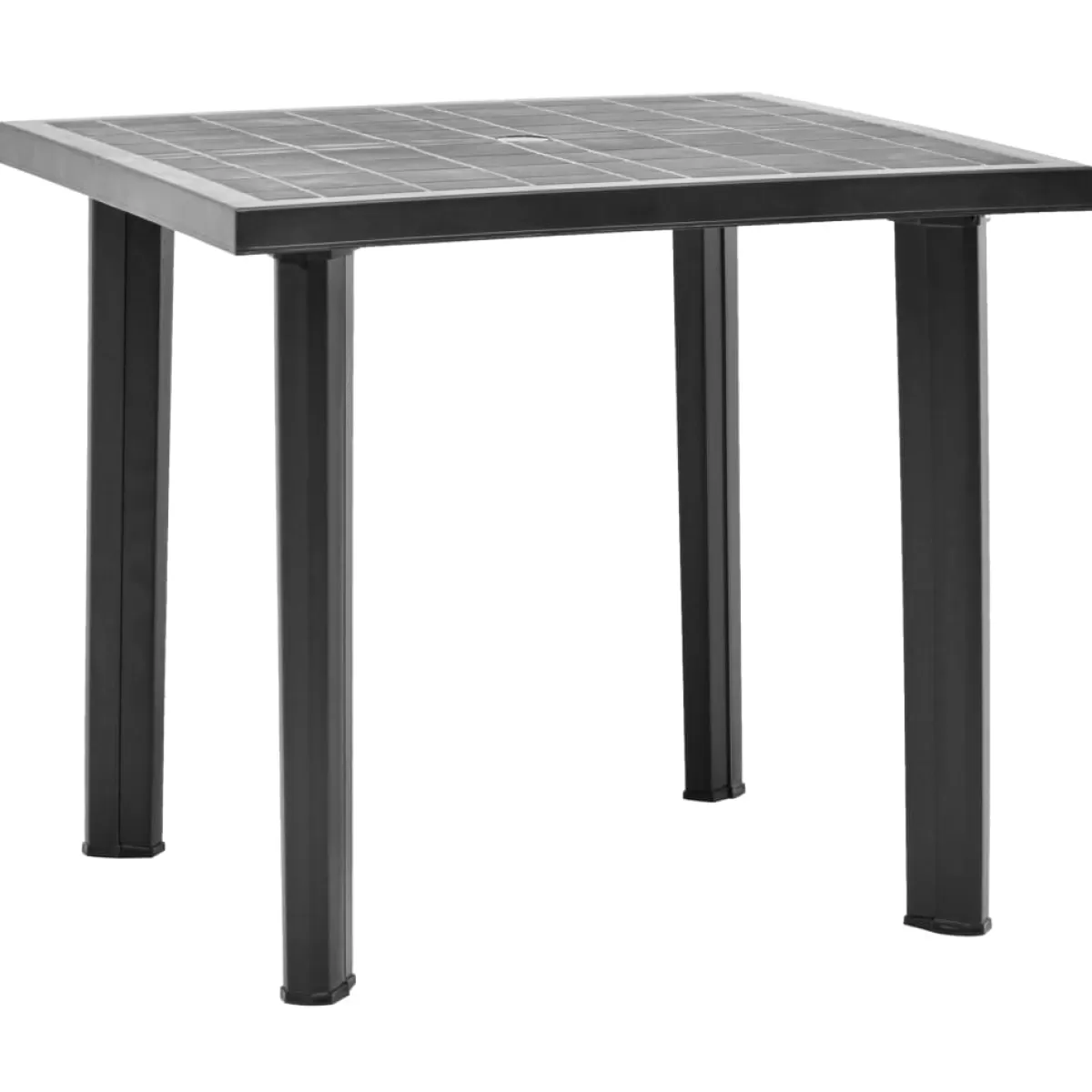 Brico Tuintafels-Vidaxl Tuintafel 80X75X72 Cm Kunststof Antraciet