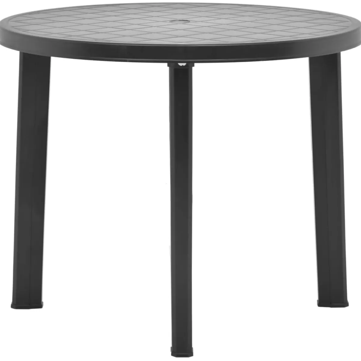 Brico Tuintafels-Vidaxl Tuintafel 89 Cm Kunststof Antraciet