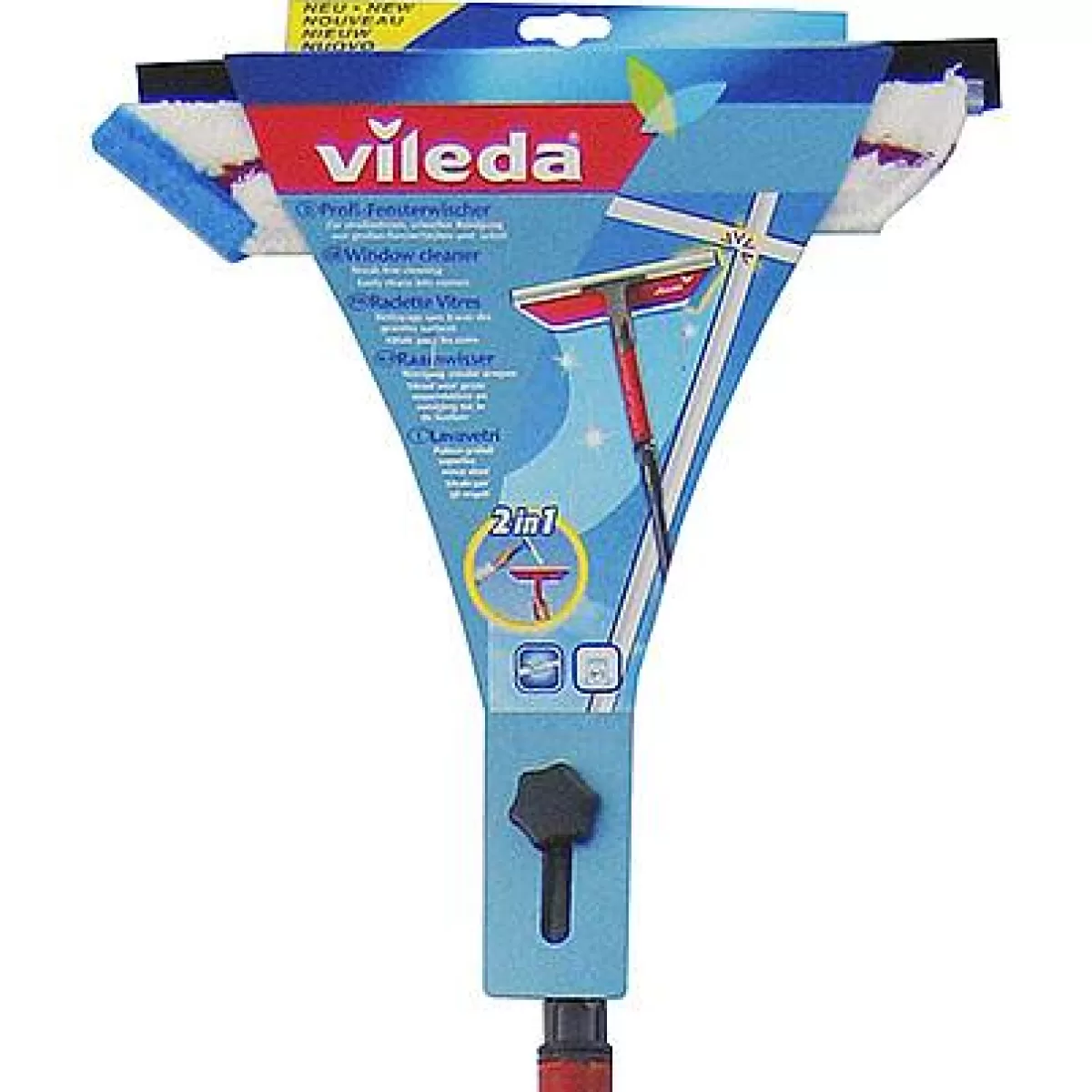 Brico Vileda Raamwissers Active 2 In 1 Met Telescopische Steel Outlet