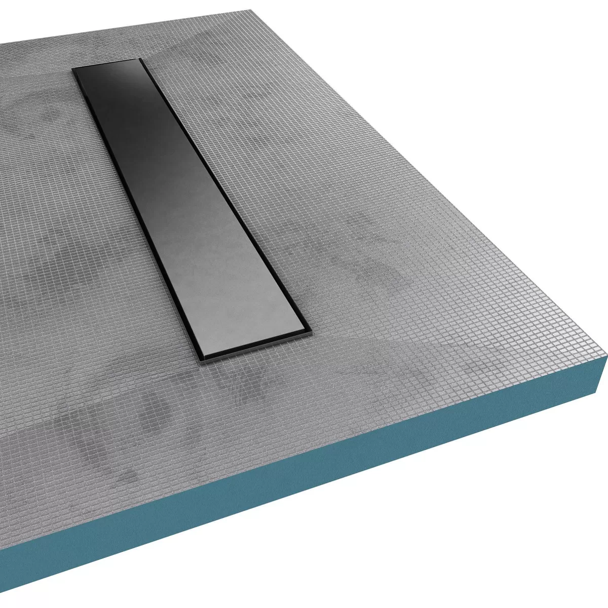 Brico Vlakke Betegelbare Douchebbak Met Lineair Verloop 120X 80 Cm Grijs Fashion