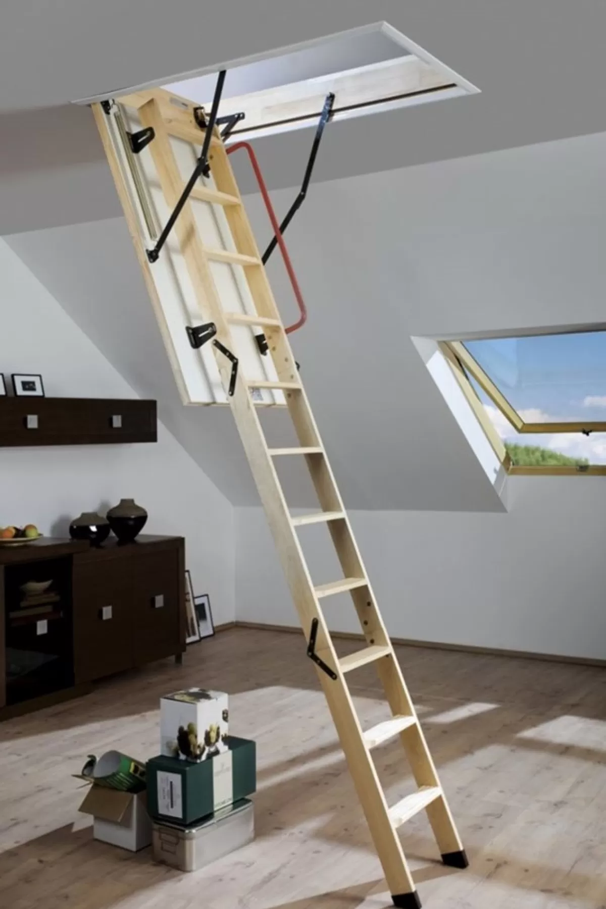 Brico Zoldertrappen-Vlizotrap Lwk 280 Cm Hoogte, Bak 14 Cm Hoog - 70 X 120 Cm