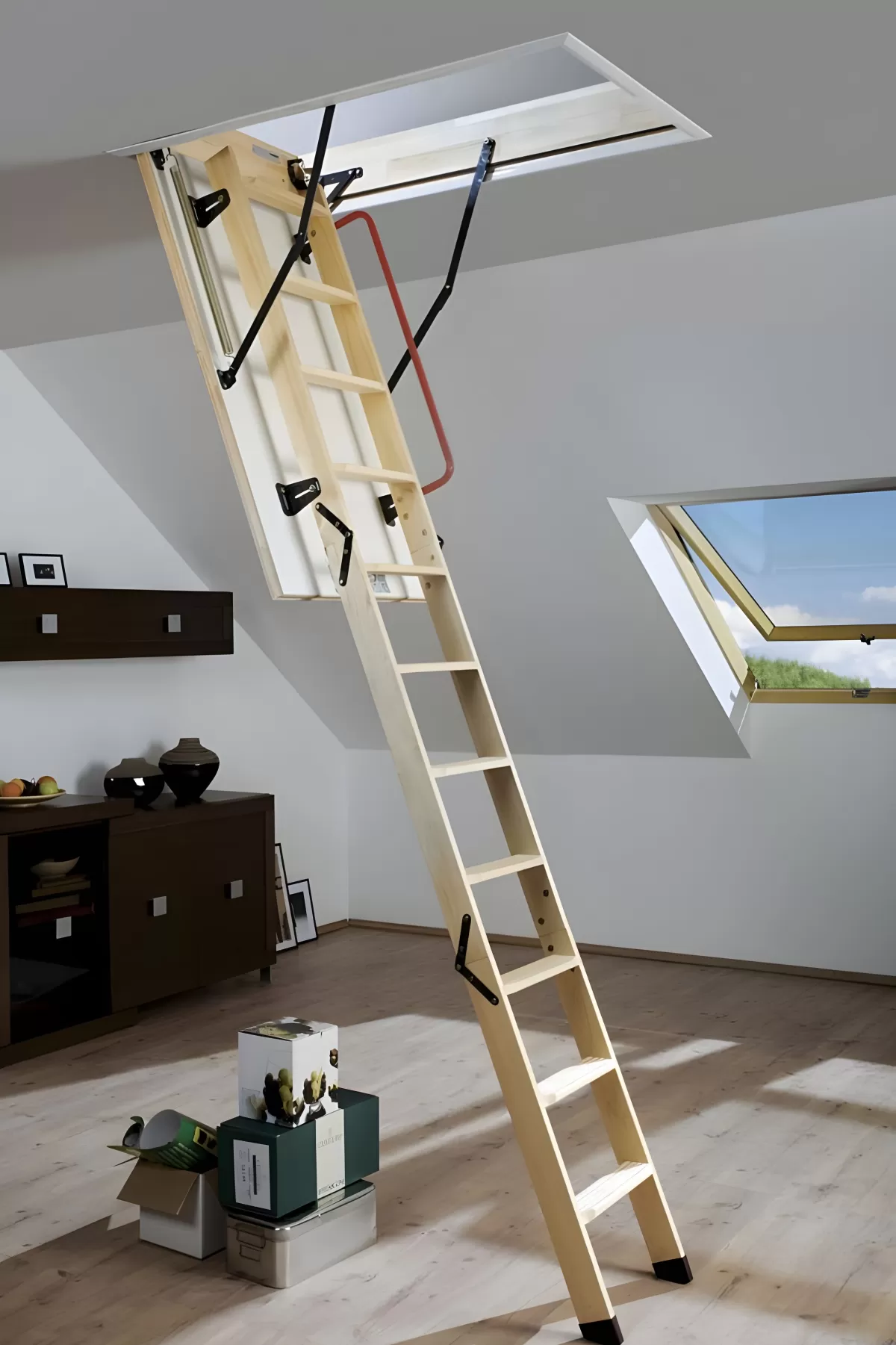 Brico Zoldertrappen-Vlizotrap Lwk 280 Cm Hoogte, Bak 14 Cm Hoog - 70 X 120 Cm