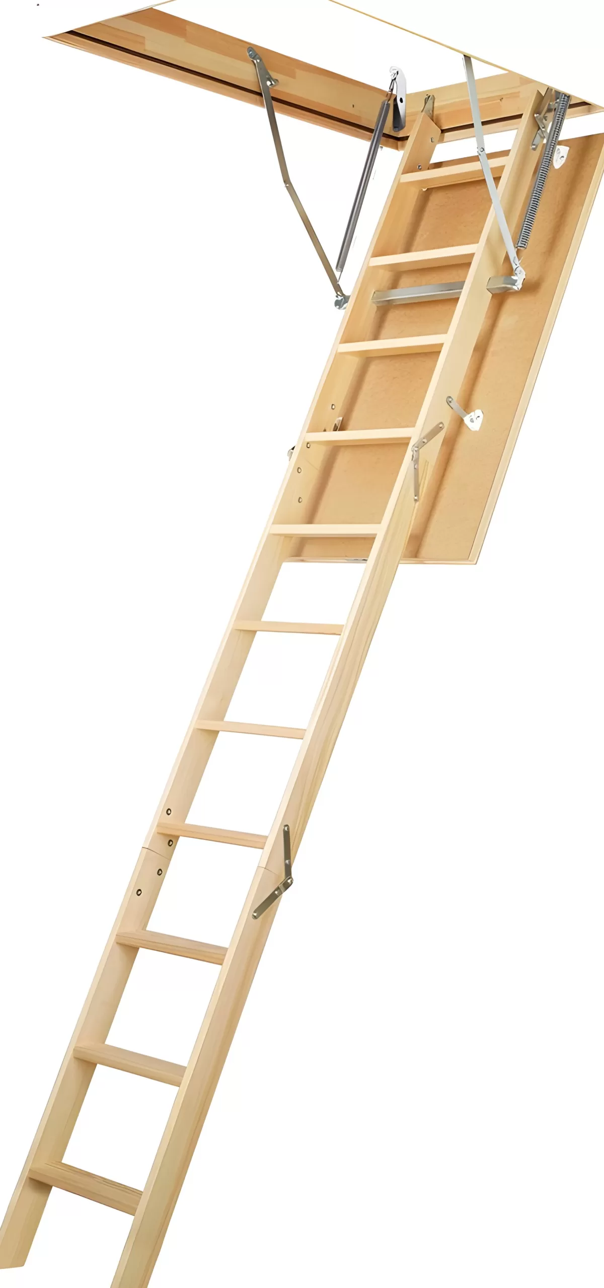 Brico Zoldertrappen-Vlizotrap Lws 280 Cm Hoogte, Bak 20 Cm Hoog - 70 X 120 Cm