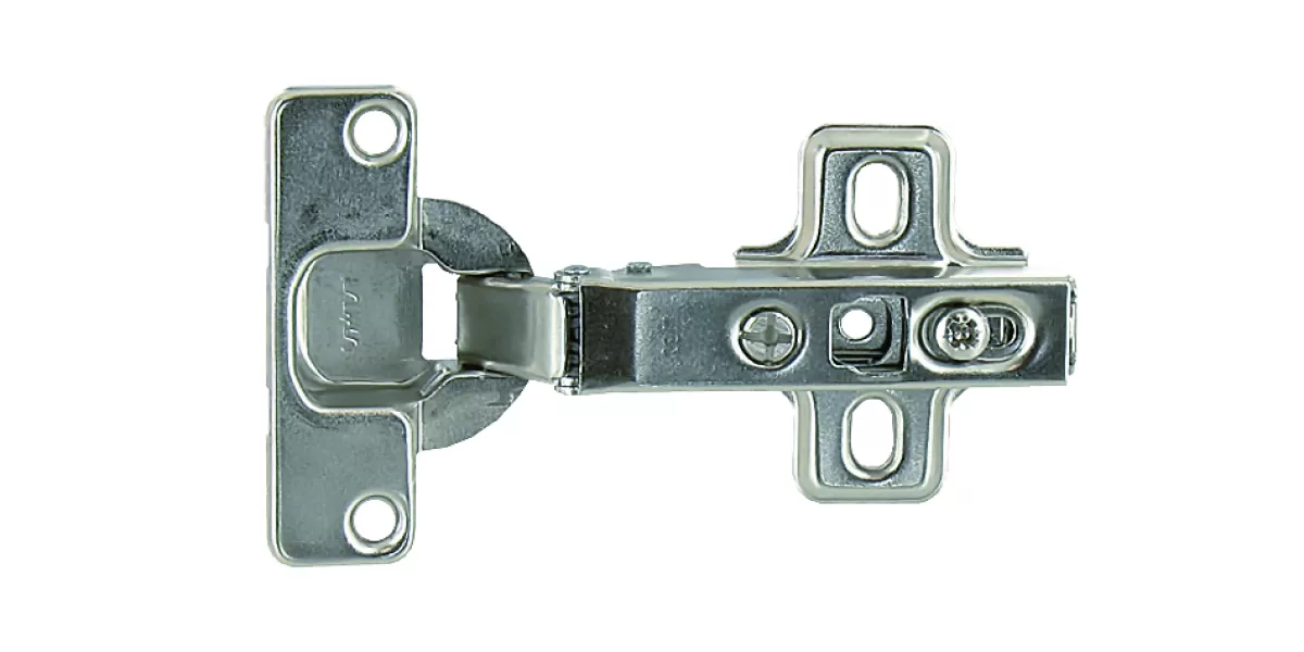 Brico Deurscharnieren-Vynex Onzichtbare Scharnier Met Clip Dia. 35Mm 110° Voor Opdekdeur Vernikkeld Staal