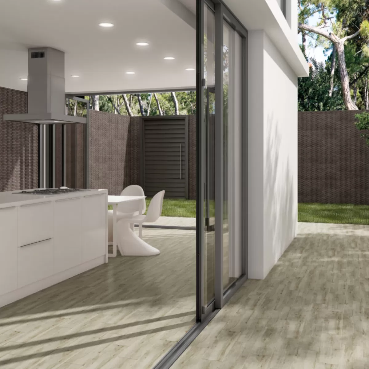 Brico Wand- En Vloertegel Forever Olivo - Keramiek - Houtlook - 25X100Cm - Pakketinhoud 1,5M²