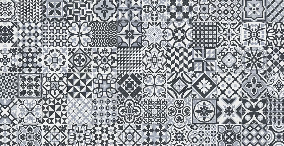 Brico Wandtegel Heritage - Keramiek - Zwart - 32X62Cm - Pakketinhoud 1M²