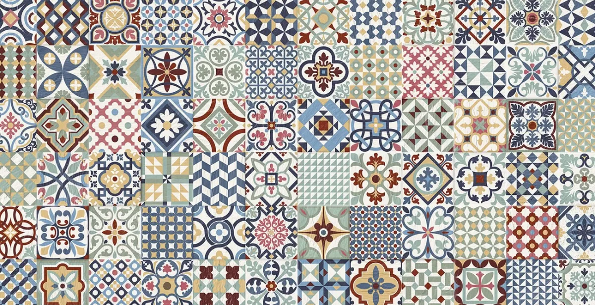 Brico Wandtegel Heritage Mix - Keramiek - 32X62Cm - Pakketinhoud 1M²