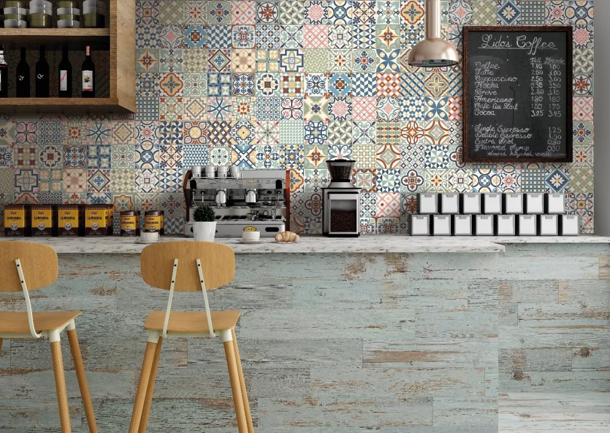 Brico Wandtegel Heritage Mix - Keramiek - 32X62Cm - Pakketinhoud 1M²
