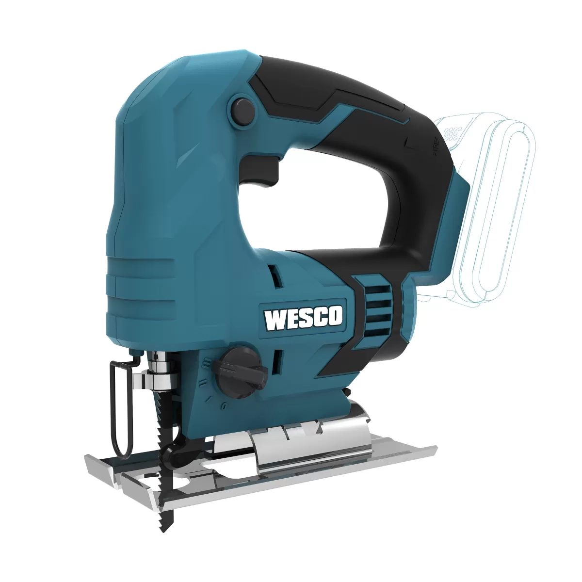 Brico Wesco Decoupeerzaag Zonder Accu Ws2903.9 18V Fashion