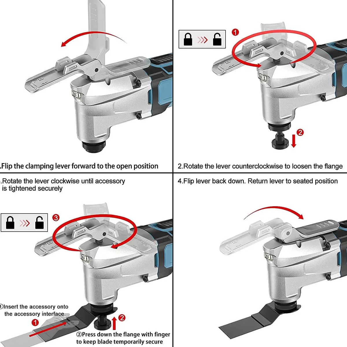 Brico Wesco Multitool Ws5508 250W Flash Sale