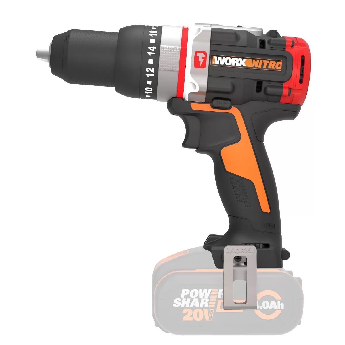 Brico Worx Accuboormachine Met Klopfunctie Wx354.9 20V (Zonder Accu) Best