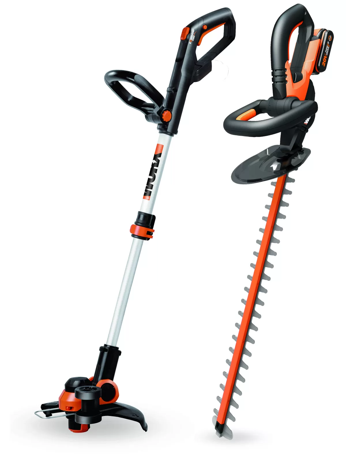 Brico Worx Grastrimmer Wg163 + Heggenschaar Wg260E.9 Best Sale