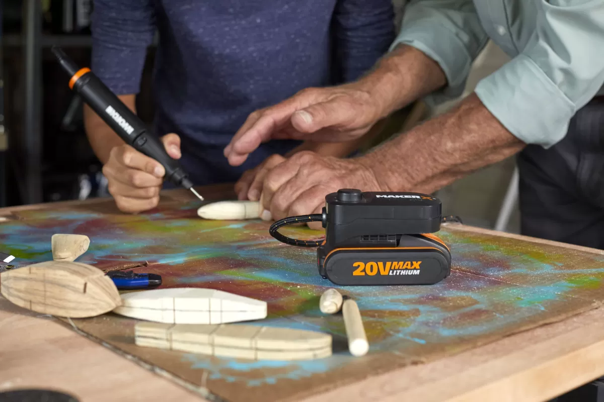 Brico Worx Multitool Op Accu Makerx Wx739 20V (1 Accu) Discount