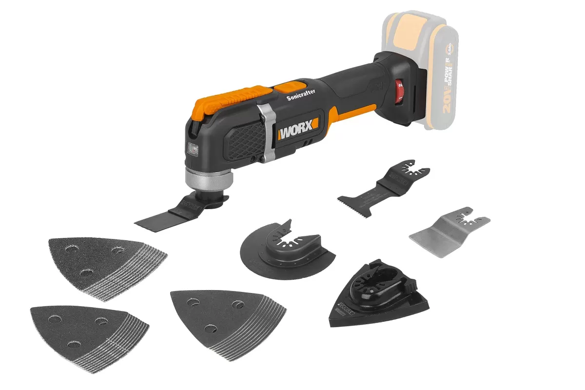 Brico Worx Multitool Sonicrafter Wx696.9 20V (Zonder Accu) Hot