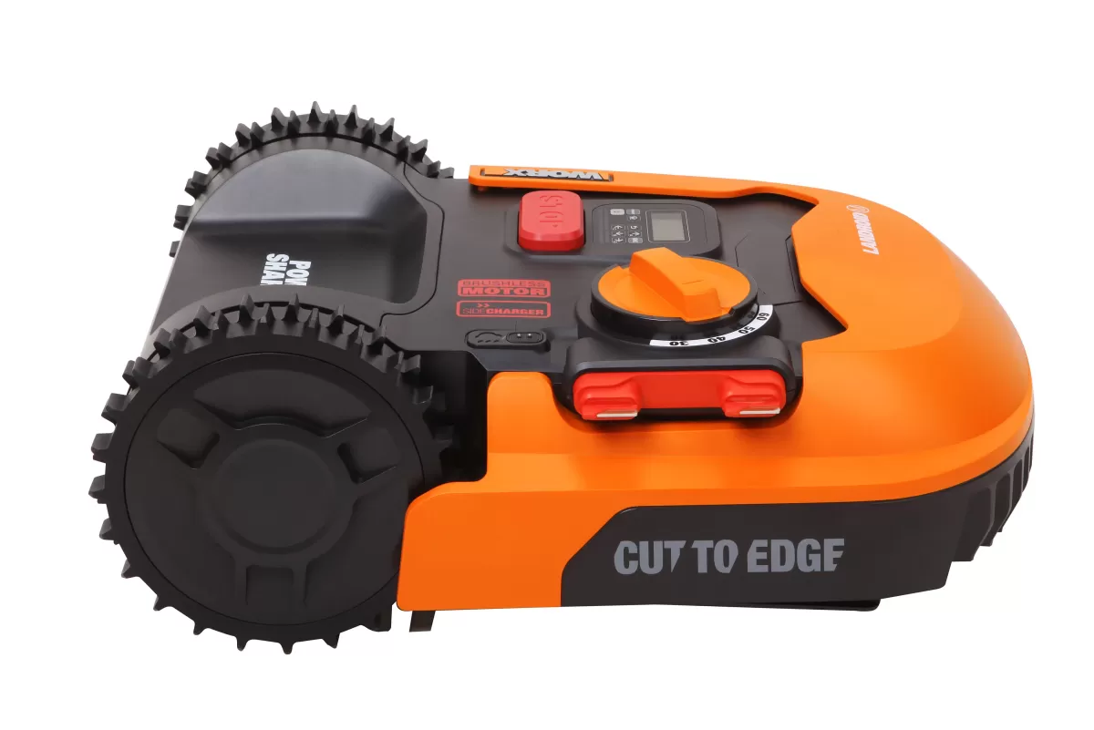 Brico Worx Robotmaaier Landroid M700 - 20V Accu - Voor Gazons Tot Ca. 300M² - Maaibreedte 180Mm - Incl. Laadstation En 150M Terreinafbakeningskabel Clearance